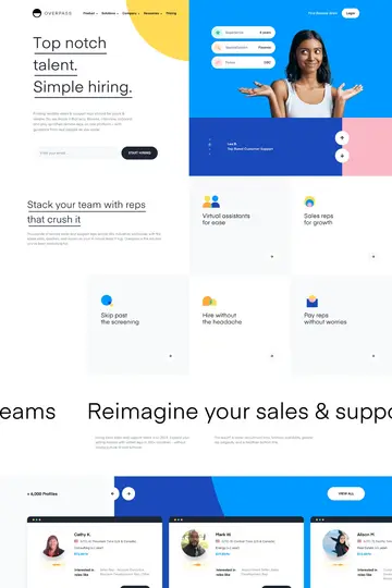 Overpass website homepage