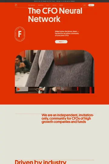The F Suite website homepage