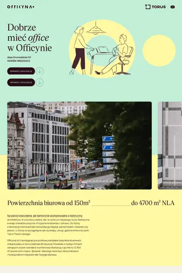 Officyna website homepage