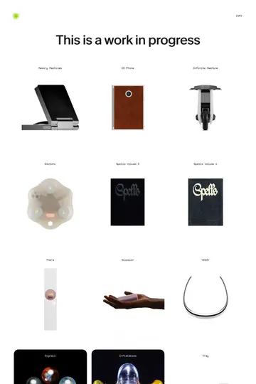 Betuel Benitez website homepage