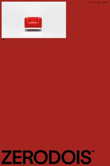 ZERODOIS website homepage