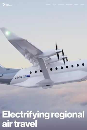 Heart Aerospace website homepage