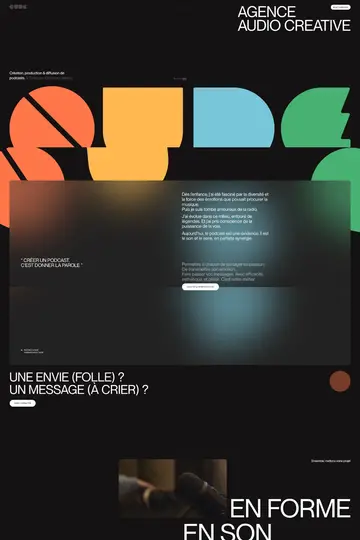 Qude website homepage