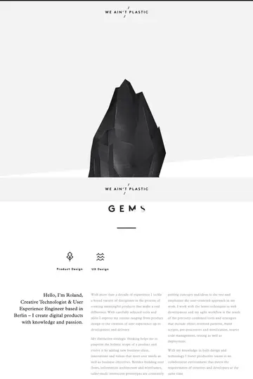 We Ain't Plastic website homepage