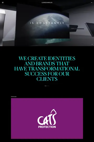 LUKECHARLES website homepage