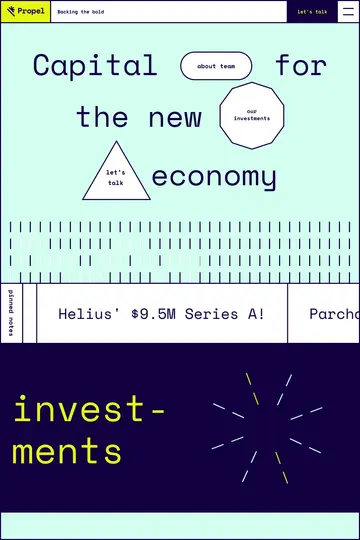 Propel Venture Partners website homepage