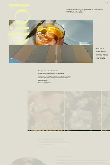 Klioh Studio website homepage