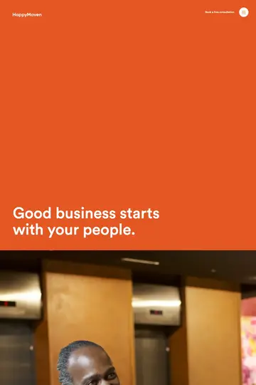 HappyMaven website homepage