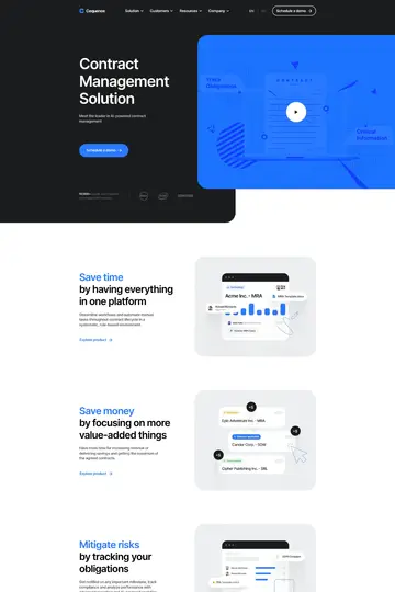 Cequence website homepage
