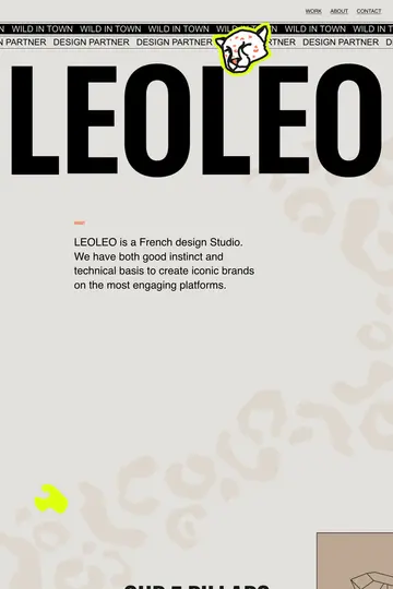 Leoleo Studio website homepage