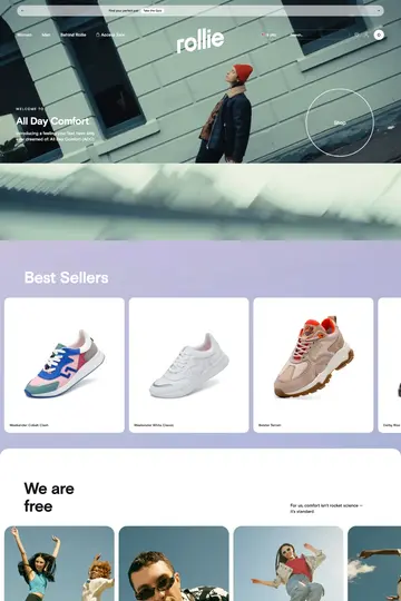 Rollie Nation website homepage