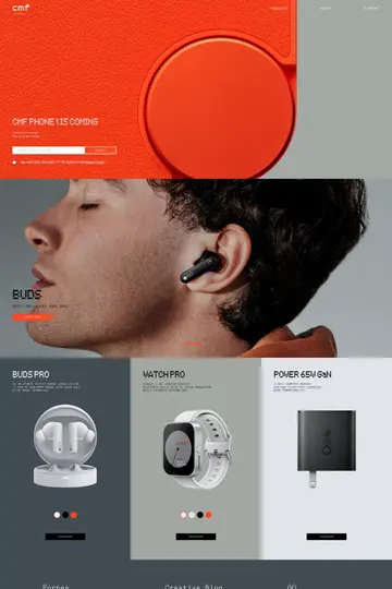 CMF by Nothing website homepage