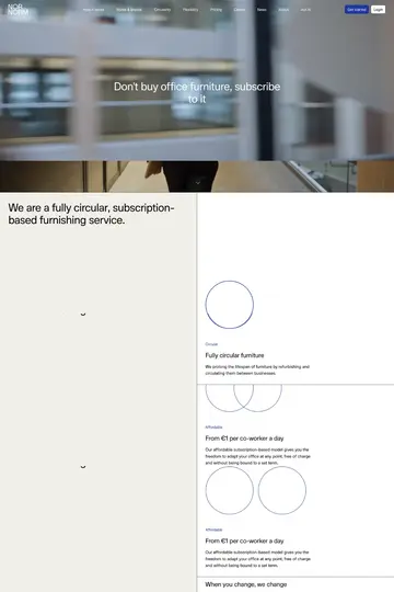 NORNORM website homepage