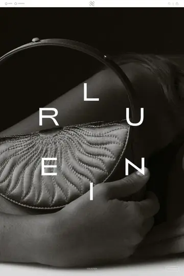 Lunier website homepage