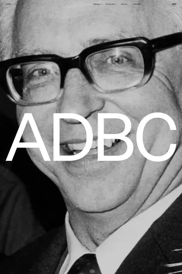 ADBC website homepage