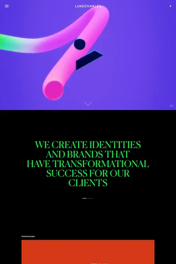 LUKECHARLES website homepage