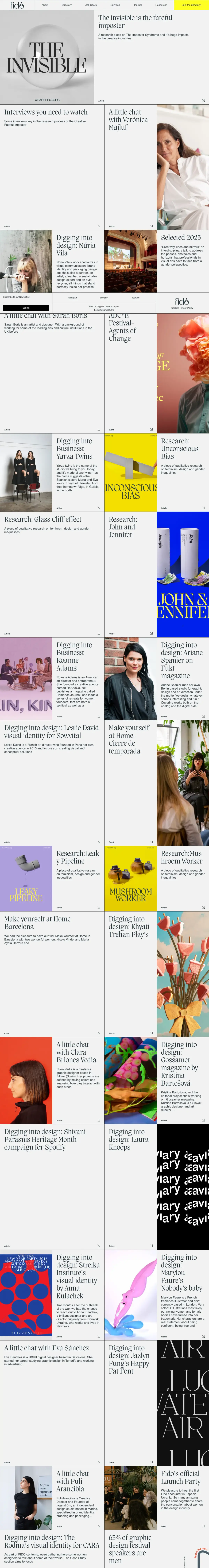 Full-page screenshot of the FIDO website